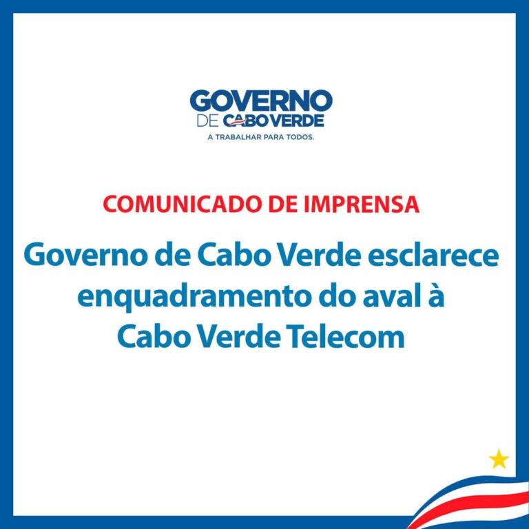 Aval Cabo Verde Telecom infraestrutura digital