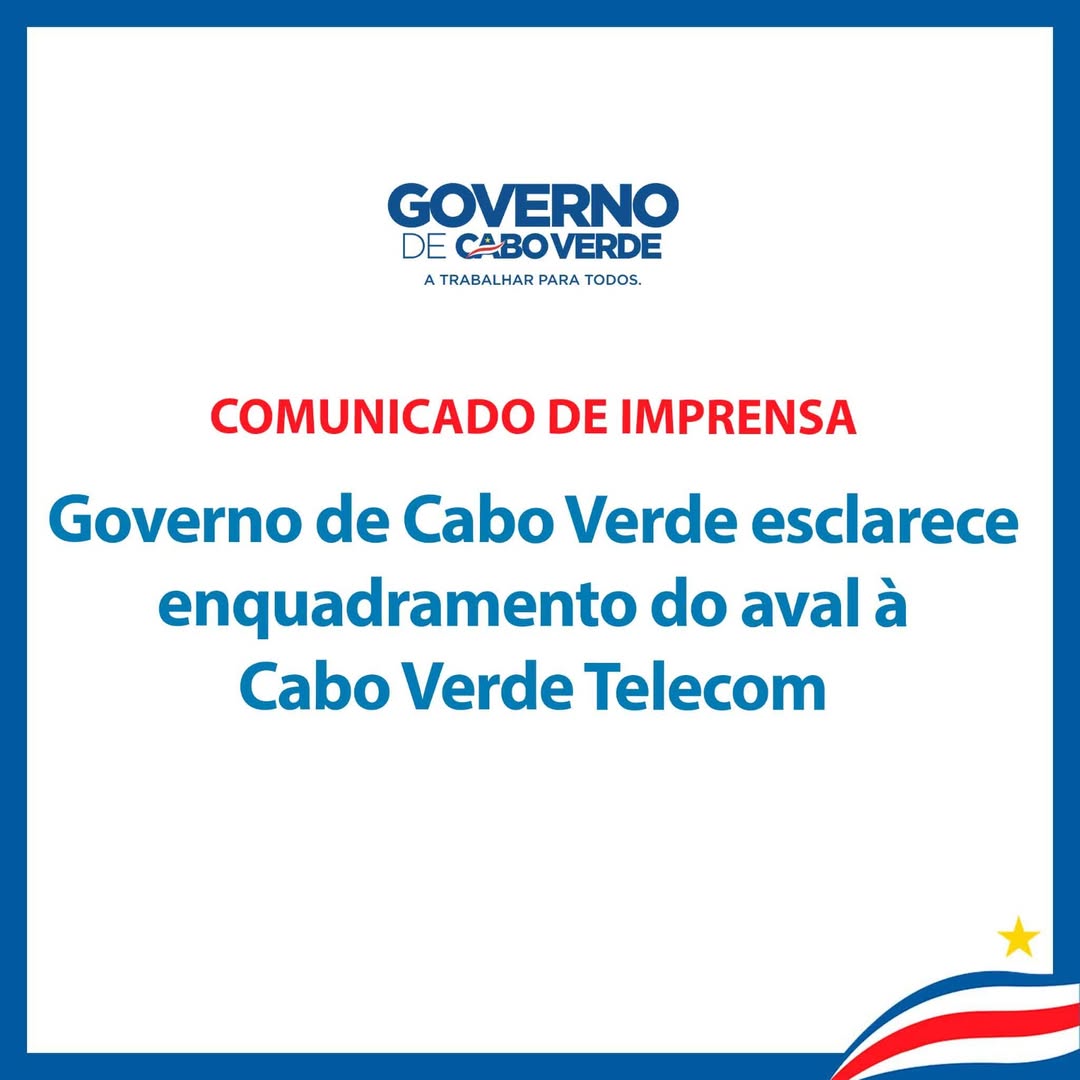Aval Cabo Verde Telecom infraestrutura digital