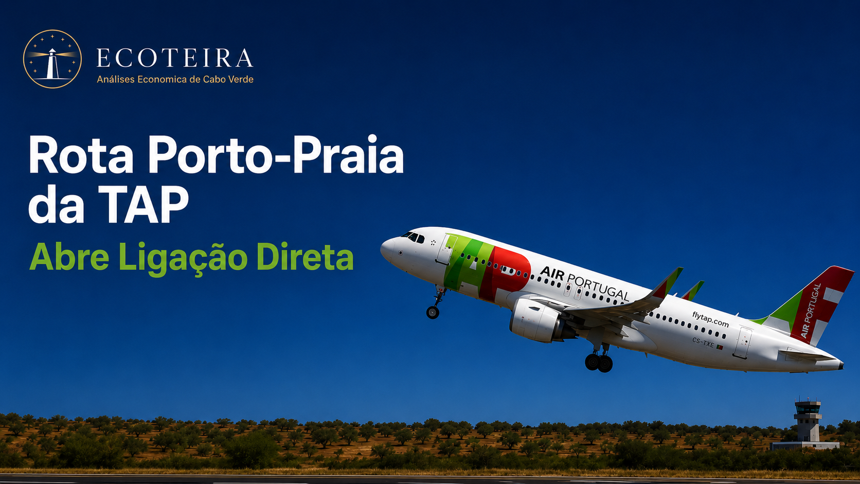 Airbus A320neo rota Porto-Praia da TAP Cabo Verde